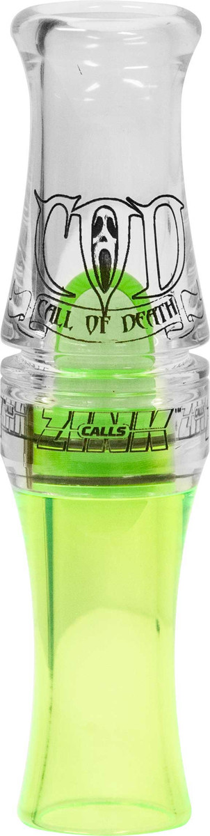Zink Calls Lemon Drop Polycarbonate Call of Death (COD) Goose Call Zink Calls Lemon Drop Polycarbonate Call of Death (COD) Goose Call