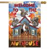 Briarwood Lane Nuthouse House Flag #H01343