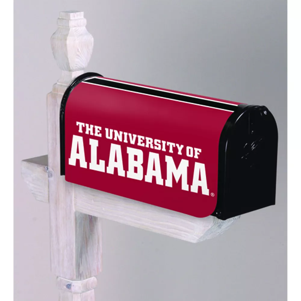 Evergreen University of Alabama Applique Mailbox Cover #2MBC924 Evergreen University of Alabama Applique Mailbox Cover #2MBC924