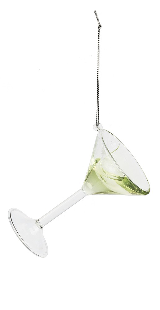 Ganz Christmas Merry Martini Glass Ornament #EX29608 Ganz Christmas Merry Martini Glass Ornament #EX29608
