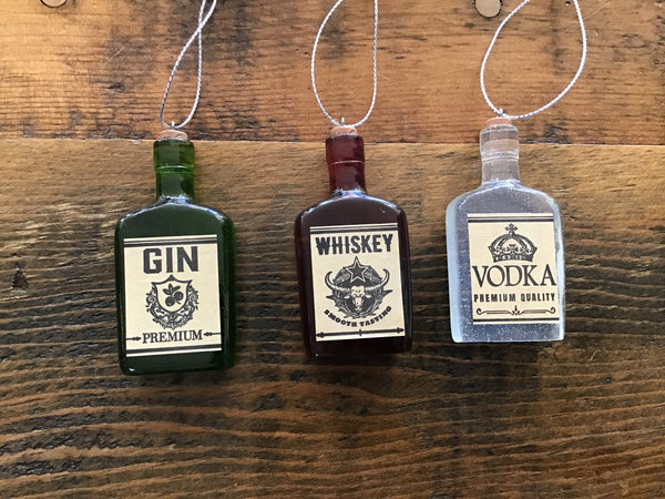 Ganz Christmas Ornament - Whiskey Vodka And Gin Bottle #MX175863 Ganz Christmas Ornament - Whiskey Vodka And Gin Bottle #MX175863