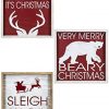 Ganz Framed Wall Plaques - Red And White #EX29866