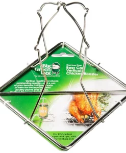 big green egg beer can vertical chicken roaster