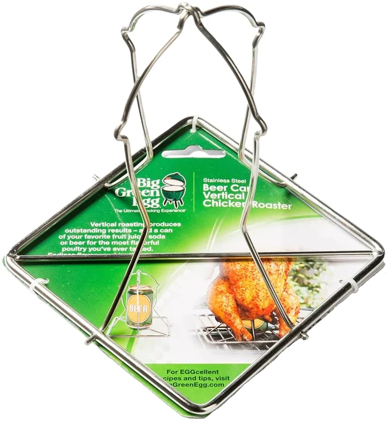 big green egg beer can vertical chicken roaster big green egg beer can vertical chicken roaster
