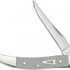 Case Knife Small Texas Toothpick Knife Gray Synthetic #32596