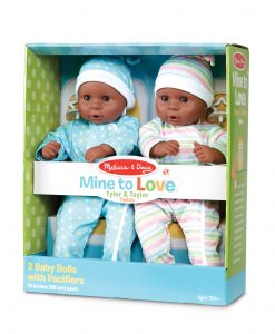 Melissa & Doug Mine to Love Twins Tyler & Taylor Dolls # 31730