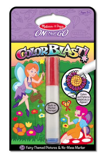Melissa & Doug On the Go ColorBlast No-Mess Coloring Pad - Fairies #5355 Melissa & Doug On the Go ColorBlast No-Mess Coloring Pad - Fairies #5355