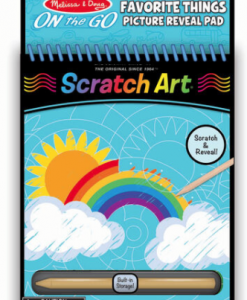 Melissa & Doug On the Go Scratch Art: Favorite Things # 9418