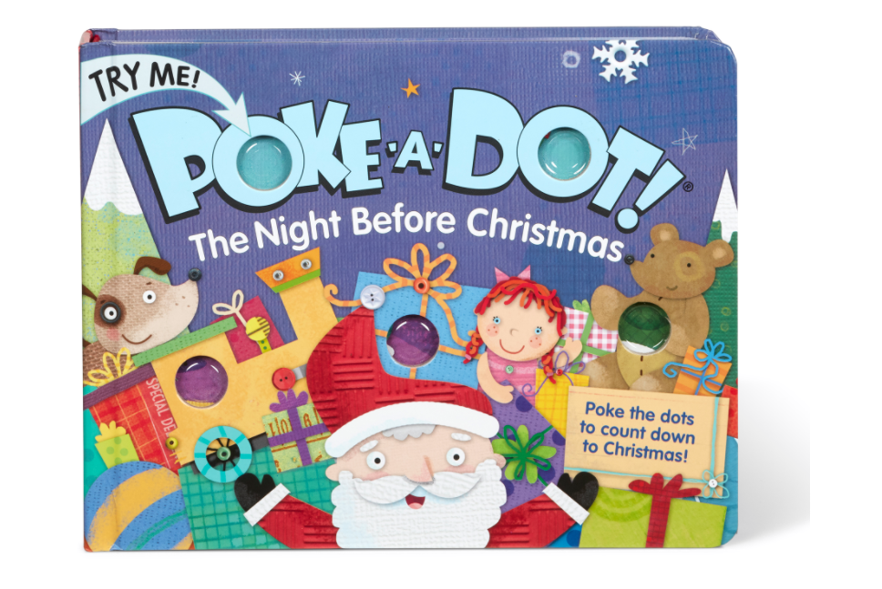 Melissa & Doug Poke-a-Dot - The Night Before Christmas Board Book #31349 Melissa & Doug Poke-a-Dot - The Night Before Christmas Board Book #31349