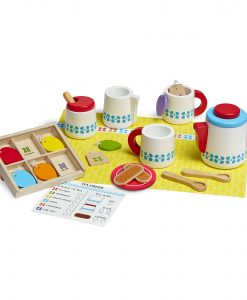 Melissa & Doug Steep & Serve Wooden Tea Set #9843