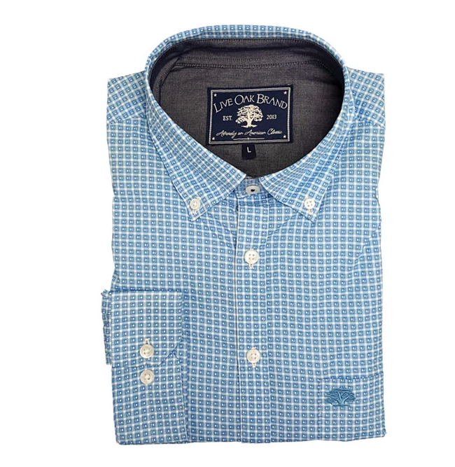 Live Oak Men's Kenner Poplin Sport Shirt Live Oak Men's Kenner Poplin Sport Shirt
