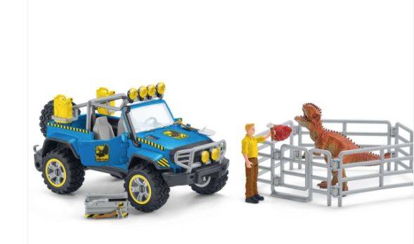 Schleich Off-Road Vehicle W Dino Outpost #41464 Schleich Off-Road Vehicle W/ Dino Outpost #41464