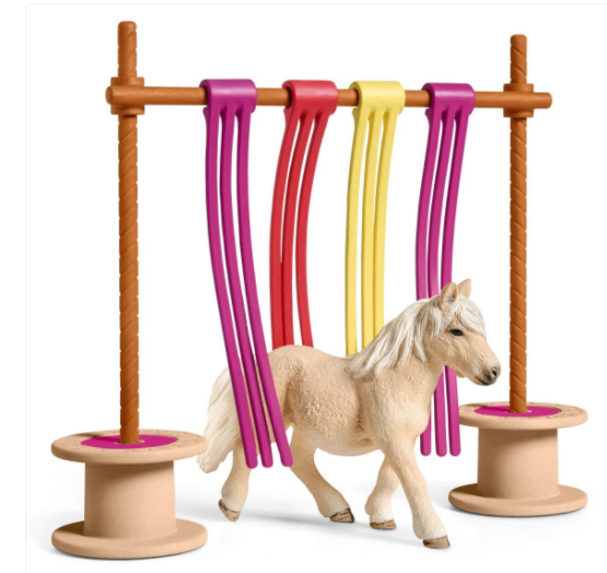 Schleich Pony Curtain Obstacle #42484 Schleich Pony Curtain Obstacle #42484