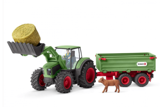 Schleich Tractor With Trailer #42379 Schleich Tractor With Trailer #42379
