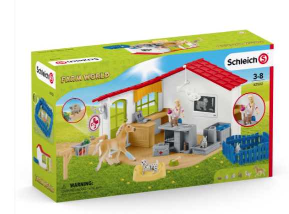 Schleich Veterinarian Practice With Pets