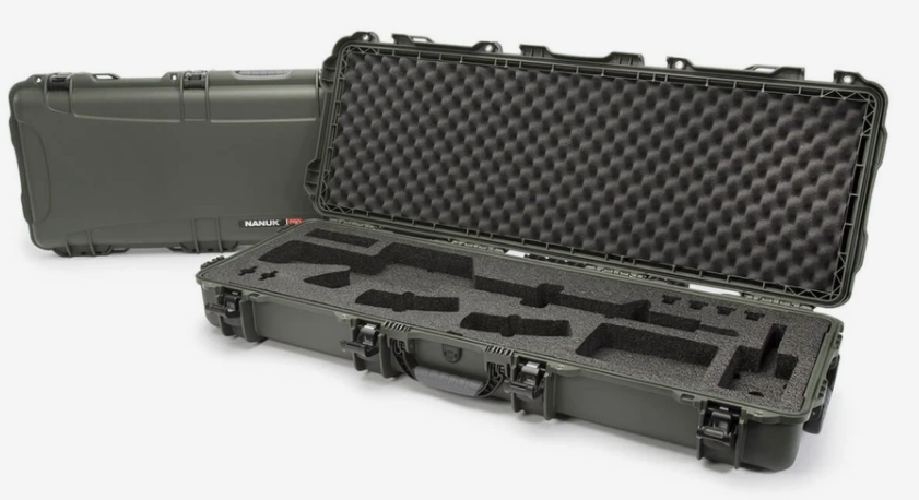 OLIVE NANUK 990 AR 15 Case W/ Foam #990-AR06