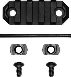 GROVTEC 5 Slot 2.2" MLOK Rail Section #GTSW236
