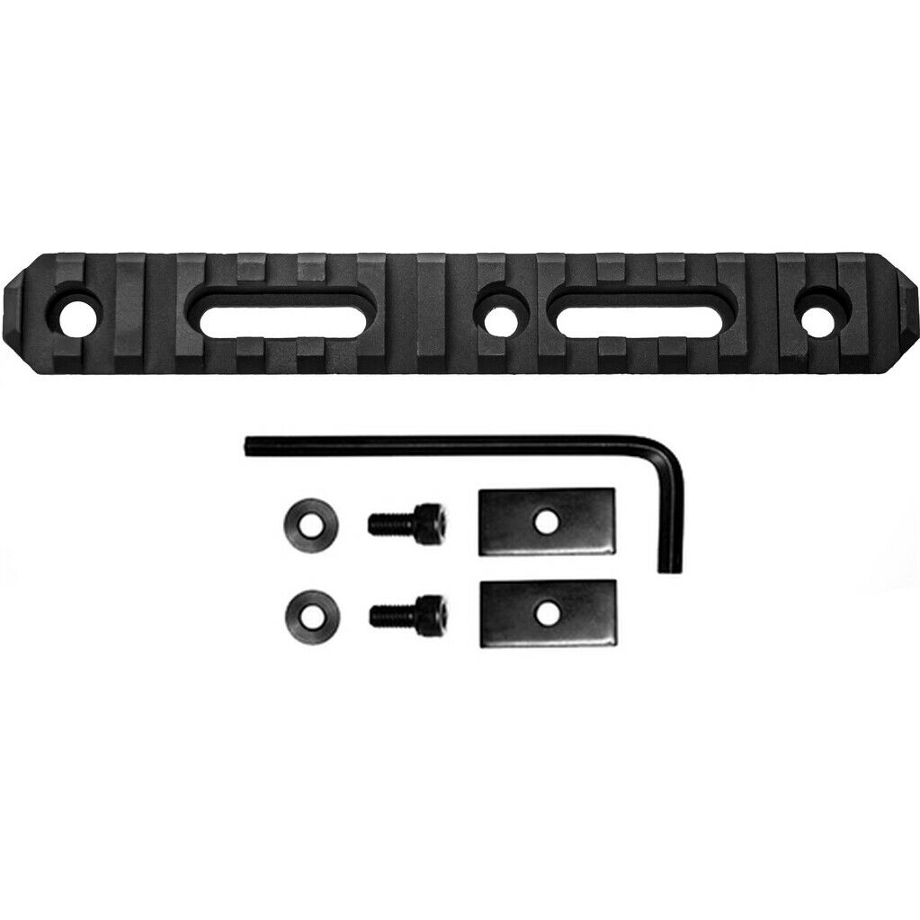 GrovTec Black 15 Slot 6 Picatinny Rail Section #GTSW191 GrovTec Black 15 Slot 6" Picatinny Rail Section #GTSW191