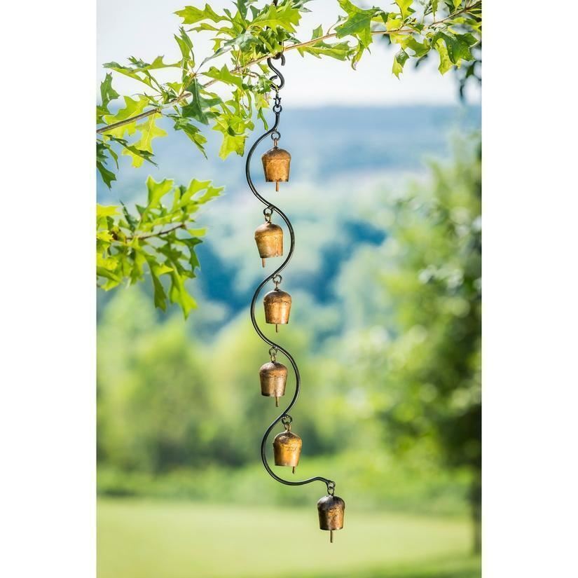 Evergreen 6 Bell Hanging Chime Garland #3239005 Evergreen 6 Bell Hanging Chime Garland #3239005