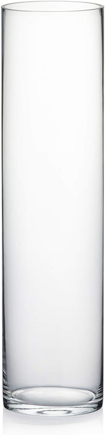 K & K Interiors 21 Glass Cylinder Container #13374A K & K Interiors 21" Glass Cylinder Container #13374A