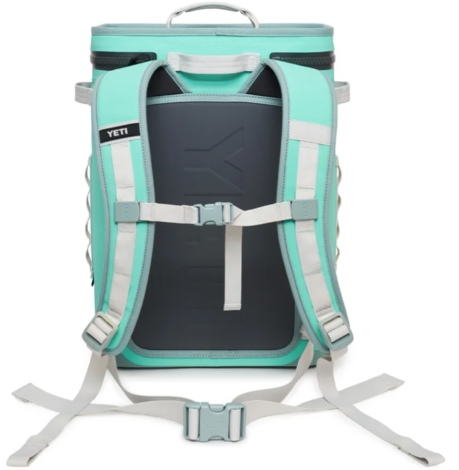 AQUIFER BLUE Yeti Hopper BackFlip 24 Soft Cooler #18050124005