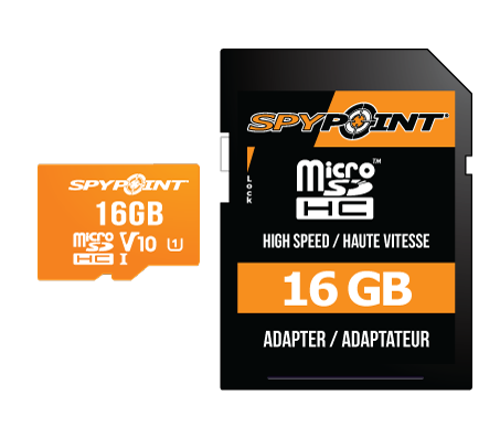 SpyPoint Micro SD 16 GB Card #MICRO-SD-16GB SpyPoint Micro SD 16 GB Card #MICRO-SD-16GB