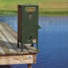 Texas Hunter Fish Feeder 70lb. Fish Feed,125 lb. Corn Capacity W/ Straight Legs #DF125DL
