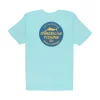 Aftco Men's Root Beer Short Sleeve T-Shirt - Bahama Heather #MT3336
