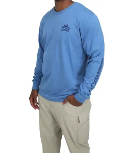 Aftco Men's Sea To Summit Long Sleeve T-Shirt #MT43192