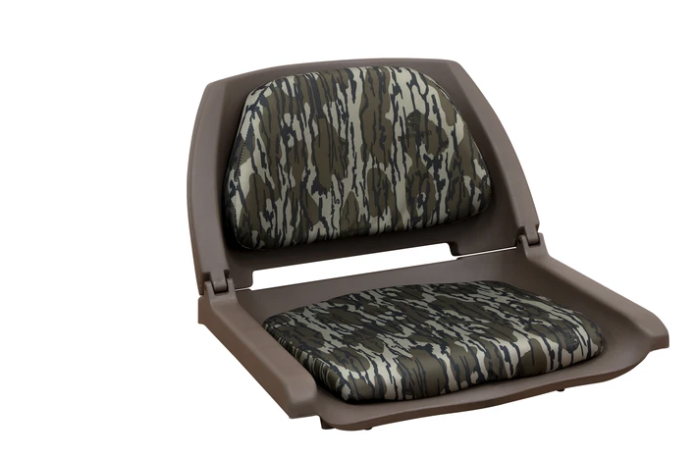 MOSSY OAK ORIGINAL BOTTOMLAND /BROWN SHELL Wise Camo Seat w/ Padded Folding Shell # 8WD139CLS