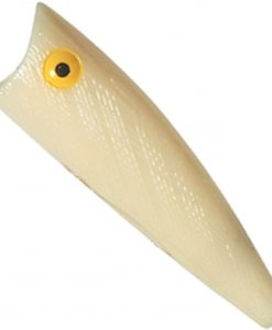 Rebel Magnum Pop-R Topwater Bait 3" 1/2 Oz - Bone #P6500