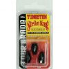 Strike King Tungsten Bullet Worm Weight 3/8 Oz - Black #PBBWP38-BLK