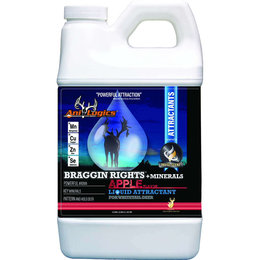 Ani-Logics Braggin Rights Liquid Apple Attractant - 1-2 Gallon #ANI70310 Ani-Logics Braggin Rights Liquid Apple Attractant - 1/2 Gallon #ANI70310
