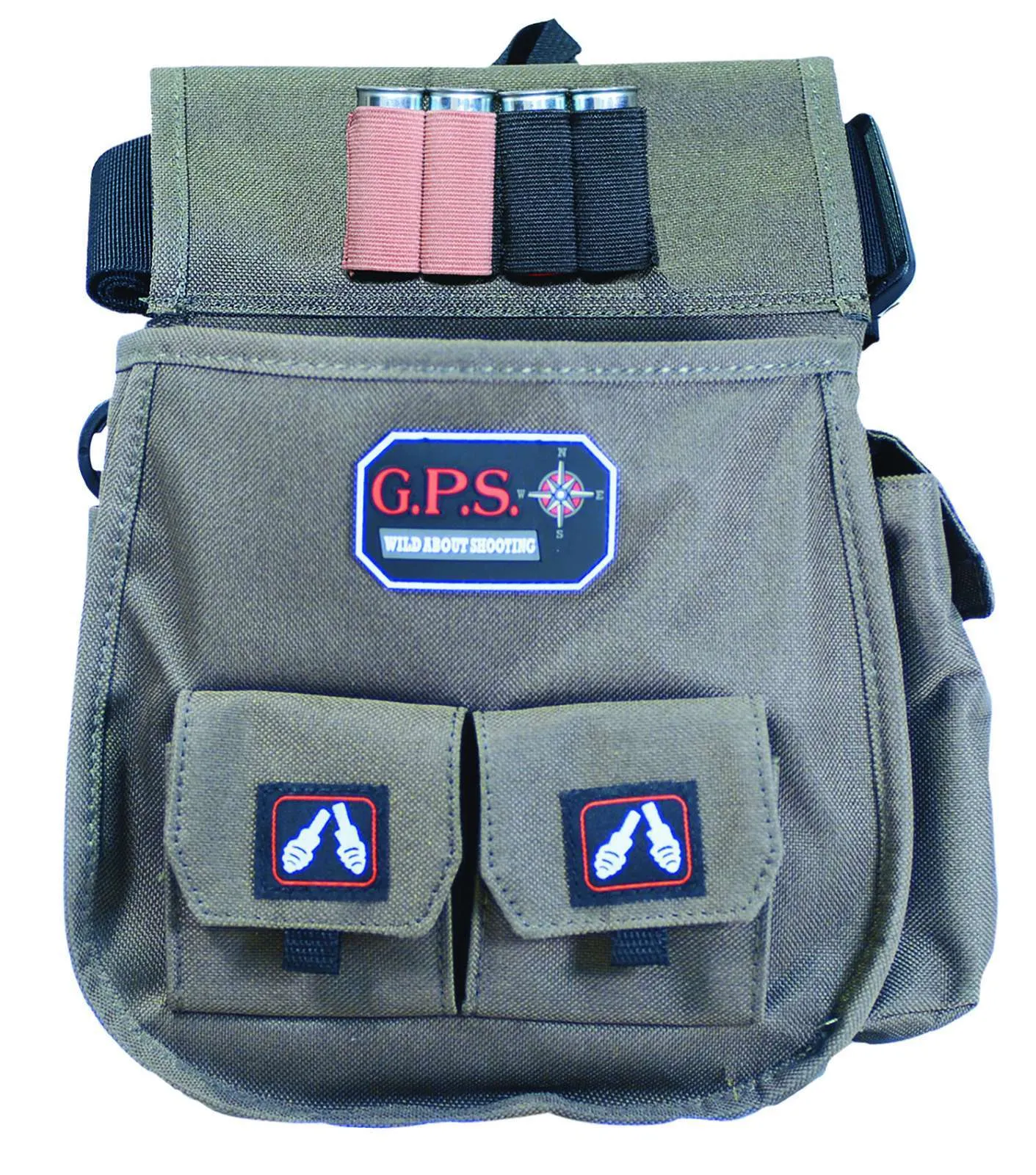 G Outdoors Deluxe Double Shell Pouch 600D Polyester Olive #GPS-1093CSP G Outdoors Deluxe Double Shell Pouch 600D Polyester Olive #GPS-1093CSP
