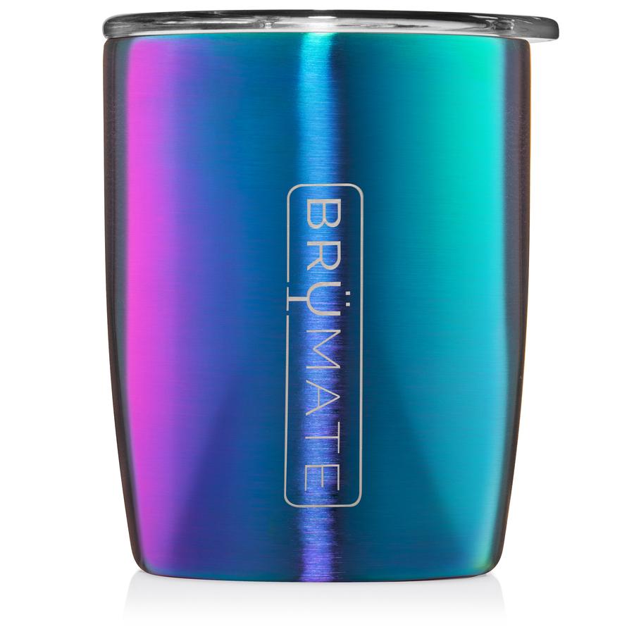 BruMate Rocks Tumbler 12oz Rainbow Titanium #LB12ELE BruMate Rocks Tumbler 12oz Rainbow Titanium #LB12ELE