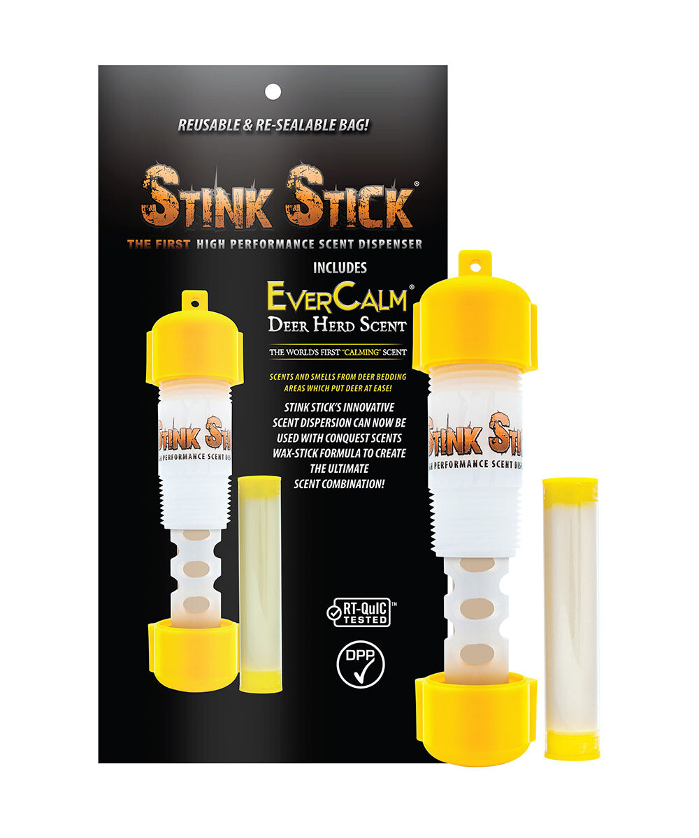 ConQuest Scents Stink Stick Yellow Scent Dispenser with EverCalm #16004 ConQuest Scents Stink Stick Yellow Scent Dispenser with EverCalm #16004