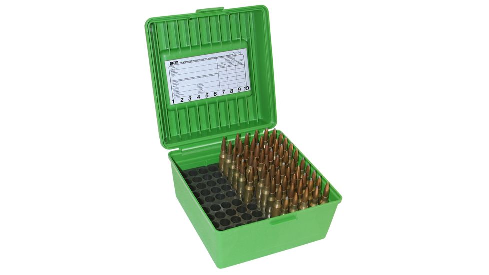 MTM 100 Round Rifle Ammo Box #R-100-MAG-10 MTM 100 Round Rifle Ammo Box #R-100-MAG-10