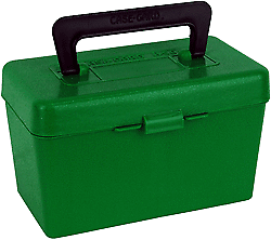 MTM 50 Round 300 Remington Deluxe Handled Rifle Ammunition Case - Green #H50-XL-10 MTM 50 Round 300 Remington Deluxe Handled Rifle Ammunition Case - Green #H50-XL-10