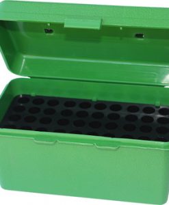 MTM 50 Round Rifle Box - Small - Green #H50-RS-10
