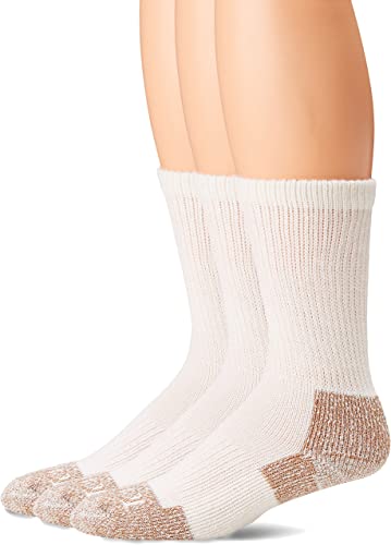 Terramar 3 Pack Steel Toe Work Sock - XLarge- White #11003-100XL Terramar 3 Pack Steel Toe Work Sock - XLarge- White #11003-100XL