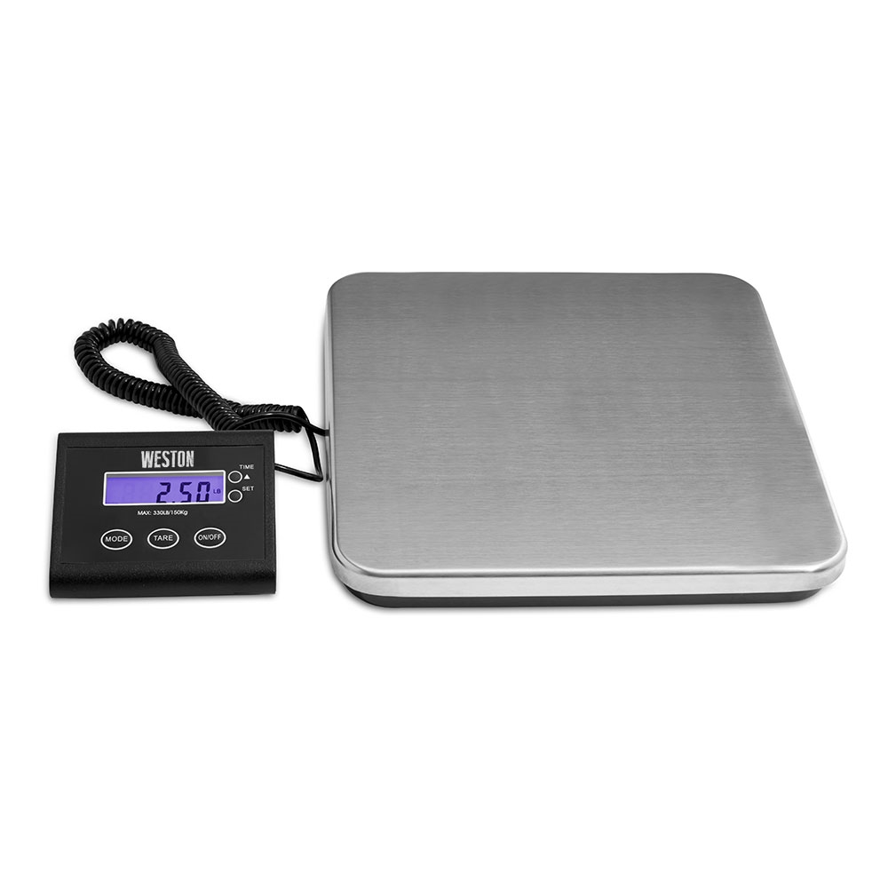 Weston Brands 330 Lb Stainless Steel Digital Scale #24-1001-W Weston Brands 330 Lb Stainless Steel Digital Scale #24-1001-W