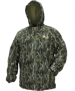 WASATCH Mid-Season Sherpa Quiet Fleece Hunting Jacket - Mossy Oak Bottomland #MWJK037KBT
