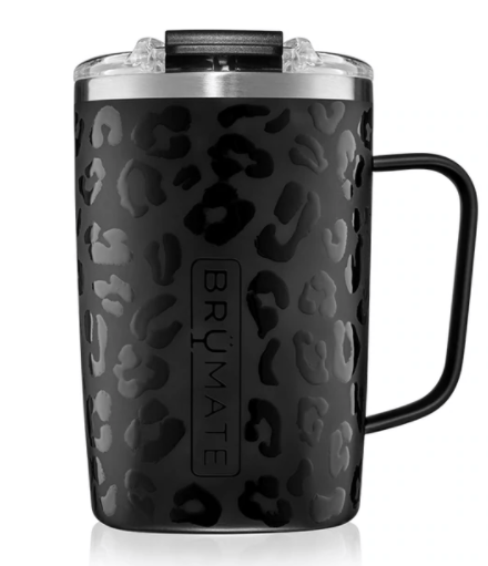 ONYX LEOPARD Brumate Toddy 16 oz. Insulated Coffee Mug #TD16OL