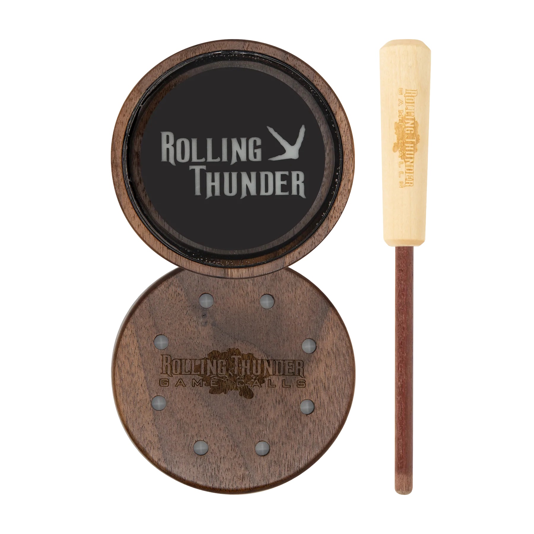 Rolling Thunder Glass Pot Turkey Call #TC005-Glass Rolling Thunder Glass Pot Turkey Call #TC005-Glass