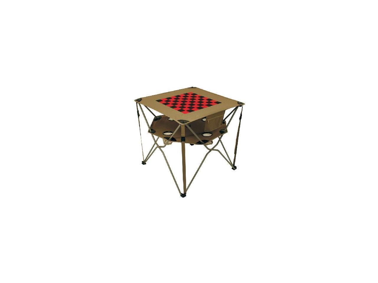 Alps Outdoorz Eclipse Table with Checkerboard Top #8360114 Alps Outdoorz Eclipse Table with Checkerboard Top #8360114