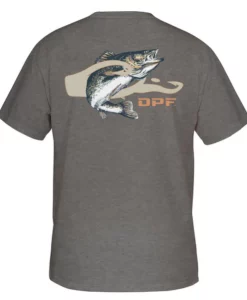 Drake Men's DPF Walleye Logo Short Sleeve T-Shirt #DPF3170