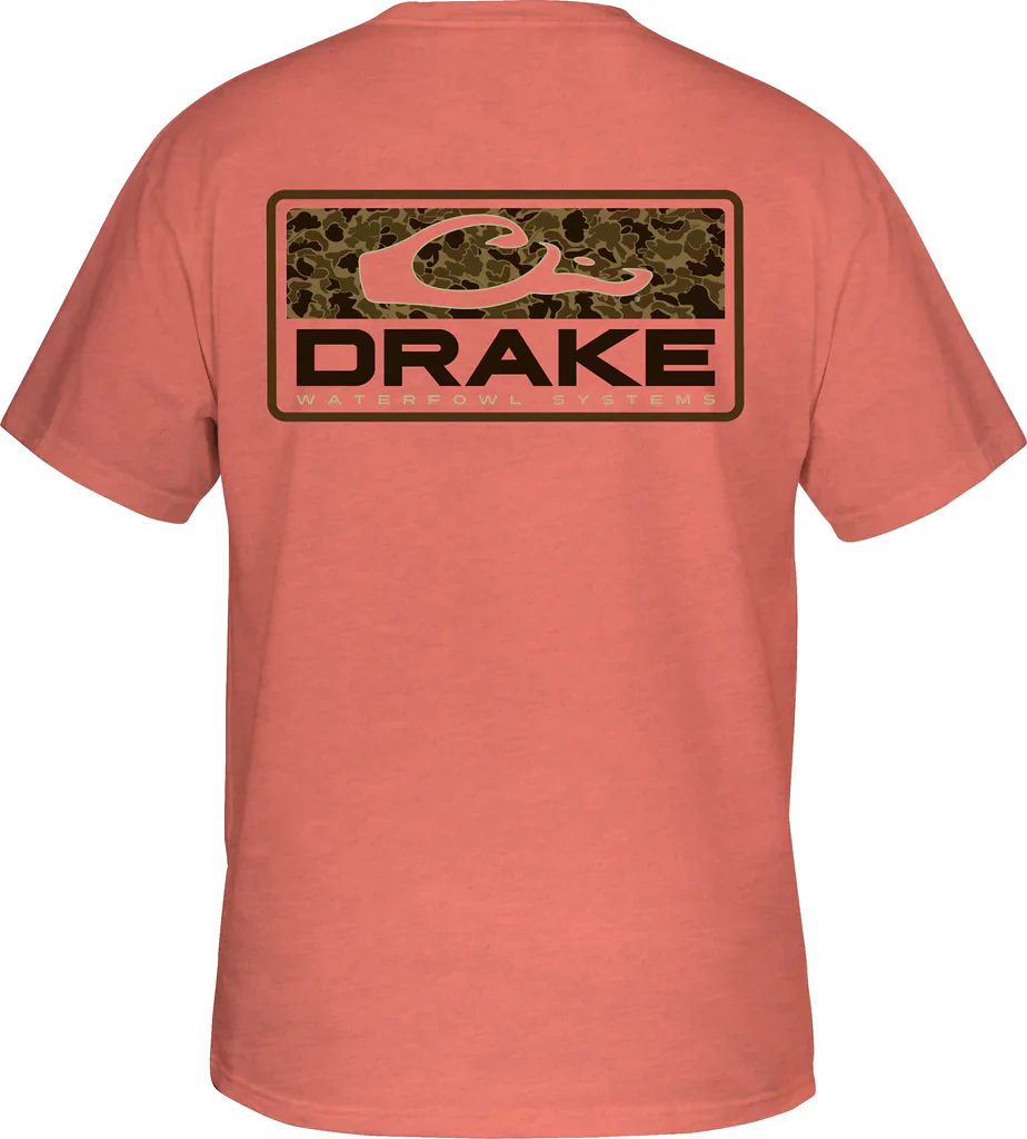 Drake Men's Old School Bar Short Sleeve T-Shirt #DTP927 Drake Men's Old School Bar Short Sleeve T-Shirt #DTP927