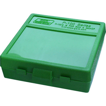 MTM Case-Gard Original Series Flip Top Handgun Ammo Box - Polymer Green #P-100-9-10 MTM Case-Gard Original Series Flip Top Handgun Ammo Box - Polymer Green #P-100-9-10