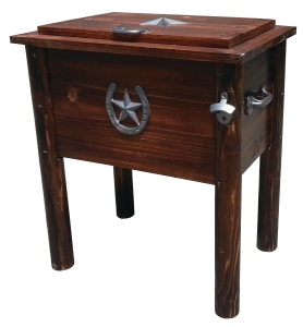 Leigh Country 54QT Wood Cooler #9150723 Leigh Country 54QT Wood Cooler #9150723