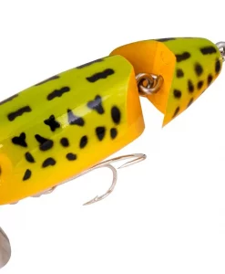 Arbogast Jointed Jitterbug 5/8oz Frog - Yellow Belly #G670-07
